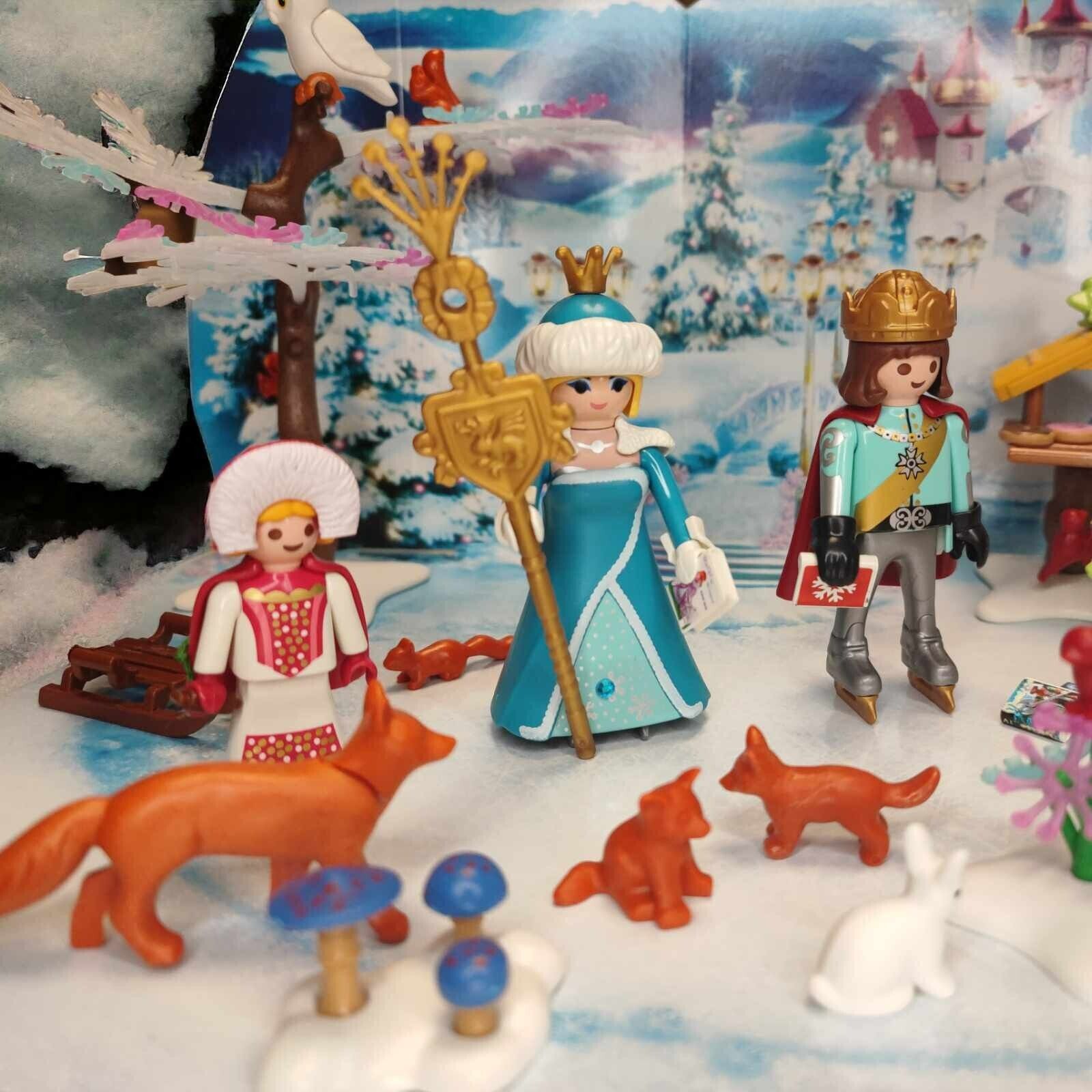 PLAYMOBIL 9008 EISLAUFPRINZESSIN IM SCHLOSSPARK WEIHNACHTS-SET
