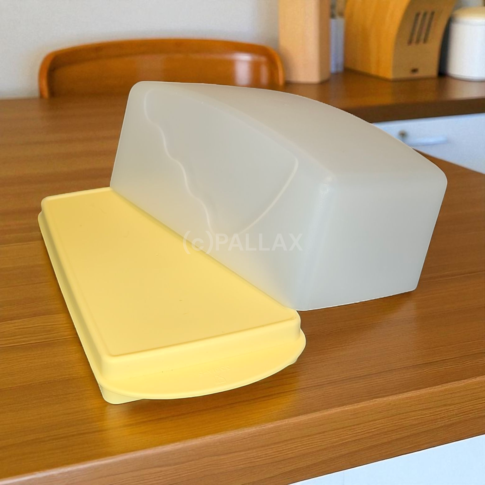 TUPPERWARE J10 JUNGE WELLE BUTTERDOSE GELB