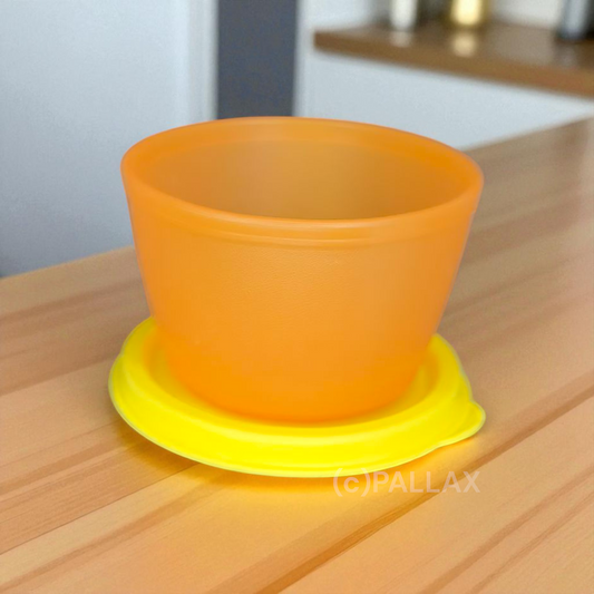 TUPPERWARE D96 UNO 140 ML GELB ORANGE VORRATSDOSE