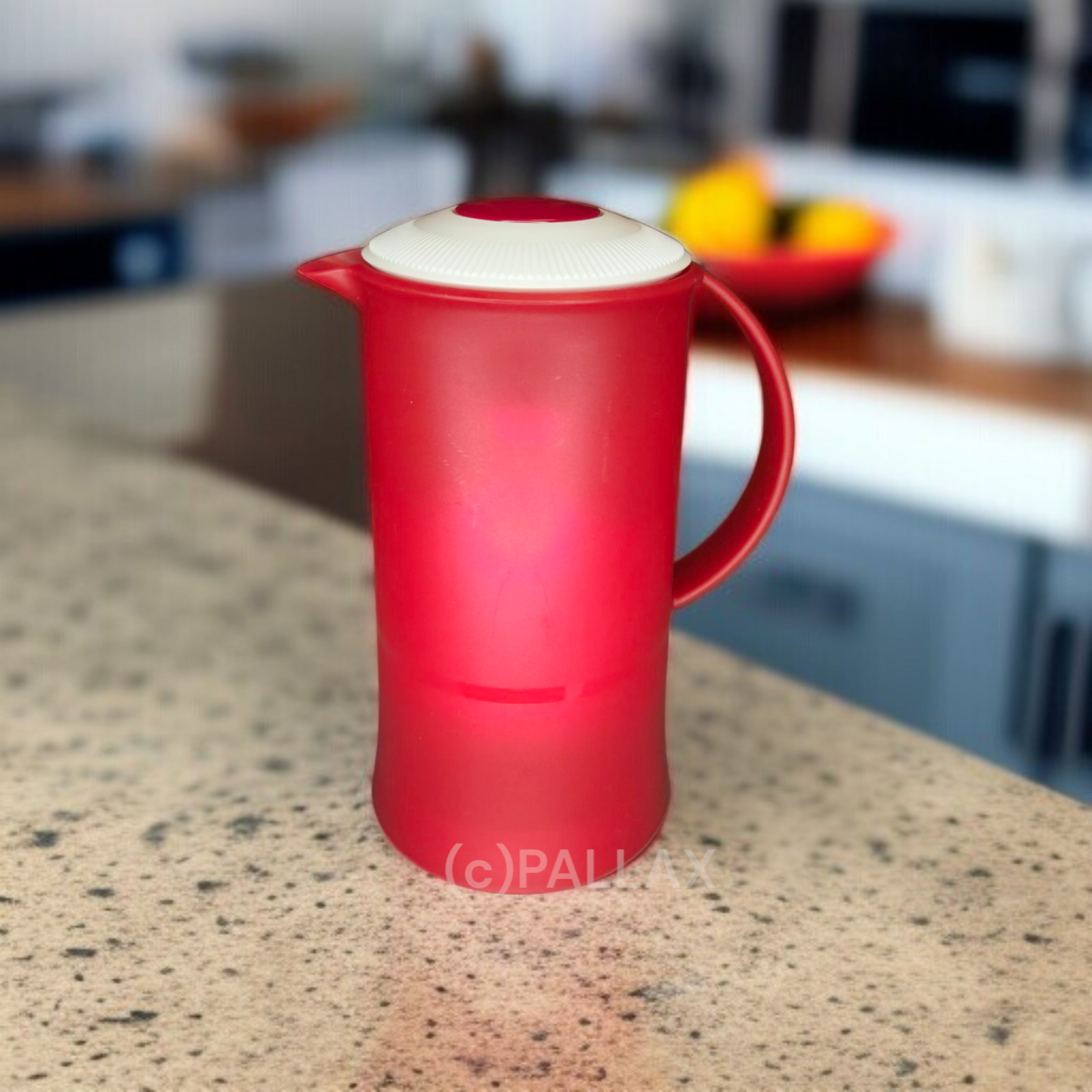 TUPPERWARE C103 JUNIOR-THERMOWÄCHTER 0,6 L ROT SONDERFARBE THERMOSKANNE