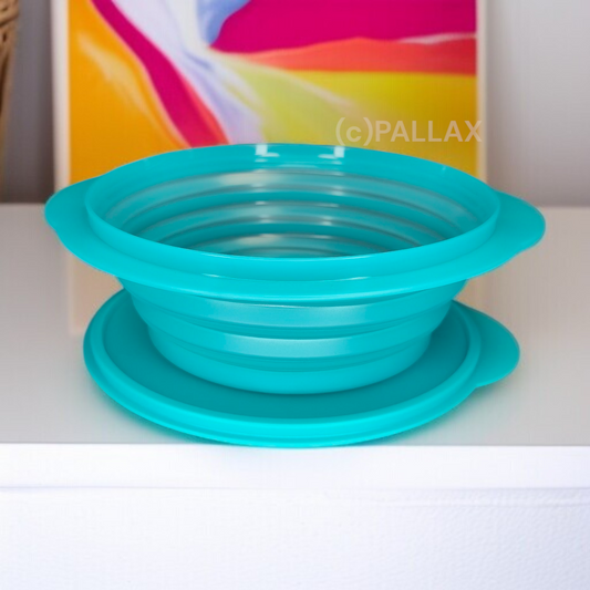 TUPPERWARE B42 MINI-MAX 1,5 L TÜRKIS FALTSCHÜSSEL