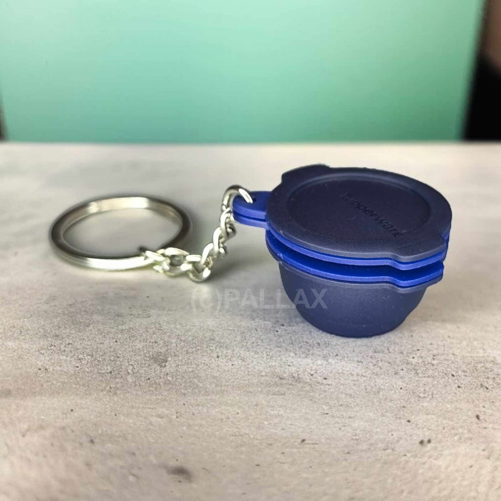 TUPPERWARE SCHLÜSSELANHÄNGER MICRO KOMBI-GOURMET DUNKELBLAU