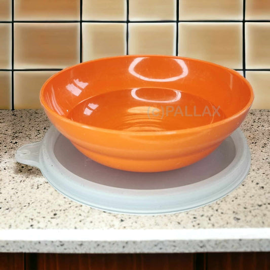 TUPPERWARE VINTAGE KLEINE SERVIERSCHALE 200 ML ORANGE