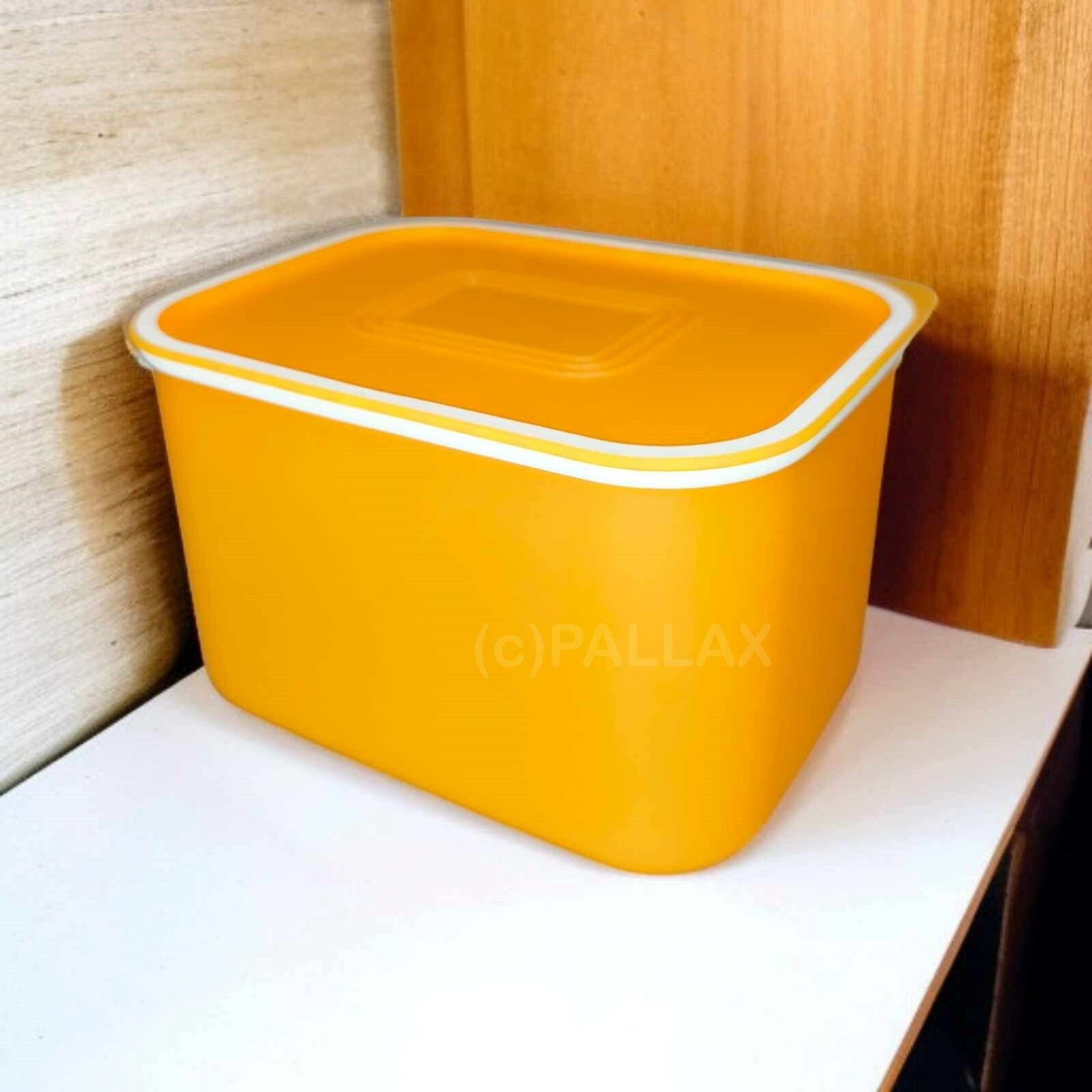 TUPPERWARE A151 QUADRO 1,3 L BEHÄLTER ORANGE VORRATSDOSE SONDERFARBE
