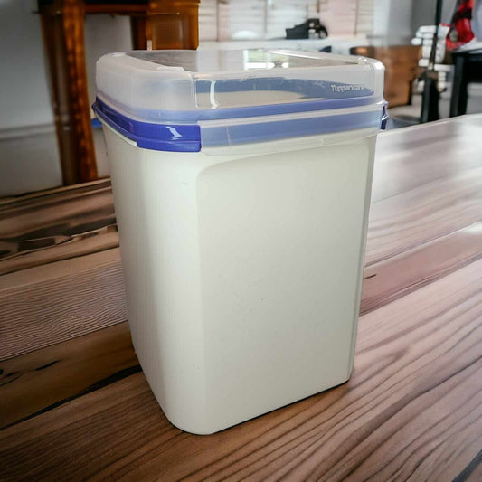 TUPPERWARE A89 BELLEVUE 5,5 L BLAU WEISS VORRATSBEHÄLTER TROCKENVORRAT