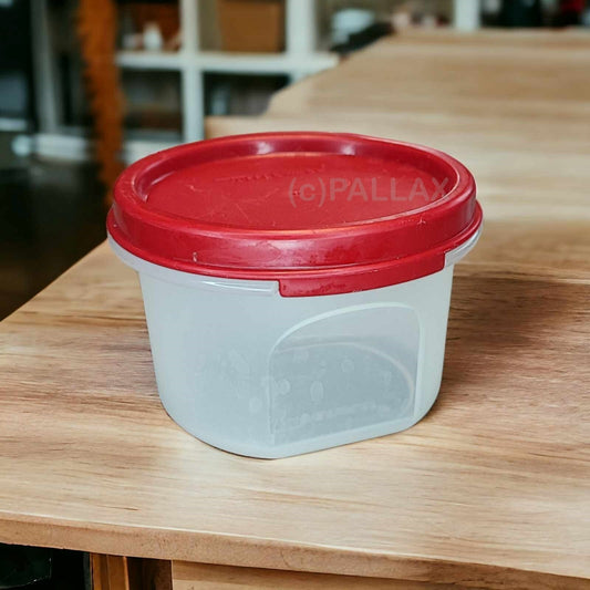 TUPPERWARE A76 EIDGENOSSE RUND 200 ML ROT VORRATSDOSE
