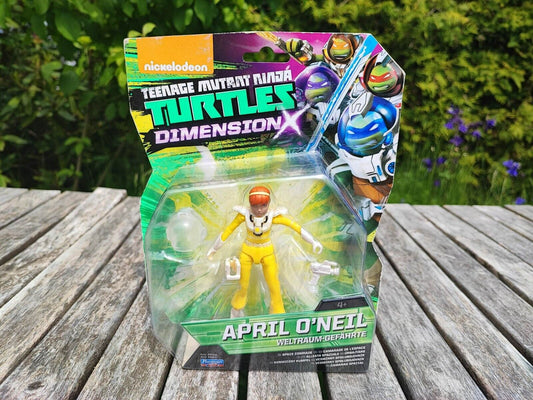 TEENAGE MUTANT NINJA TURTLES DIMENSION X APRIL O`NEIL SPACE COMRADE 4,5" GERMAN