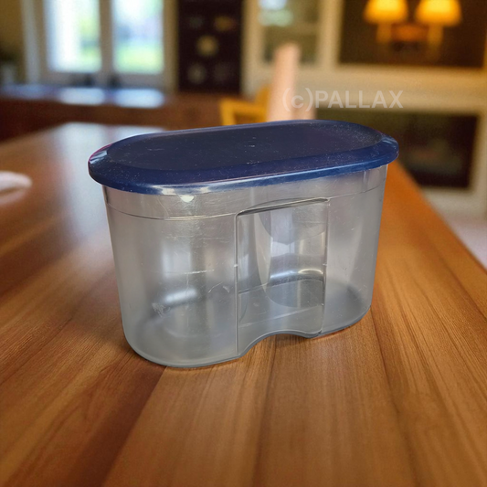 TUPPERWARE C17 KNUSPER-RUNDE 1,8 L  INDIGO KEKSE KNÄCKEBROT LEBKUCHEN