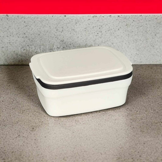 TUPPERWARE KÜHLSCHRANK-MAGNET MINI-BROTMAX WEISS SCHWARZ