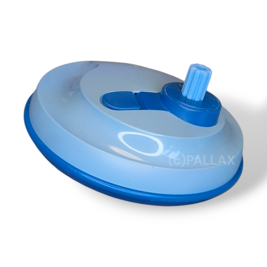 TUPPERWARE ERSATZTEIL FUNKTIONS-DECKEL FÜR D130 D150 QUICK-CHEF 2 UND 3 BLAU