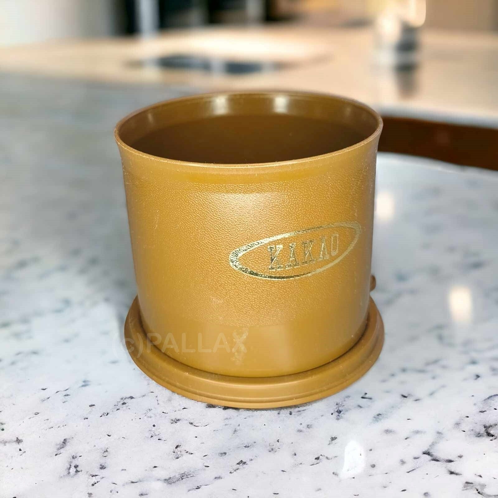TUPPERWARE VINTAGE VORRATSDOSE KAKAO 500 ML BRAUN