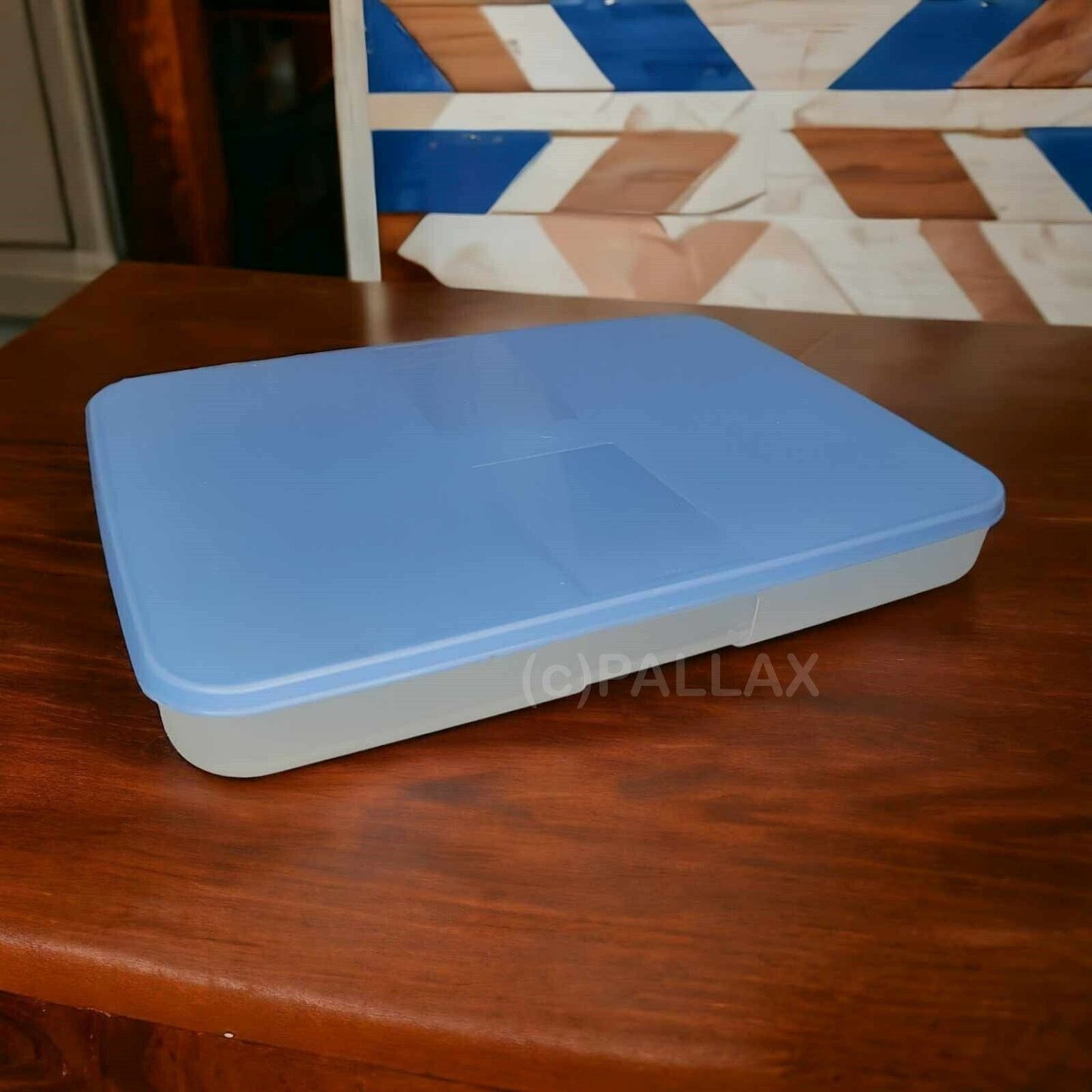 TUPPERWARE A13 KÜHLSCHRANK-SYSTEM BEHÄLTER 1,3 L BLAU VORRATSDOSE