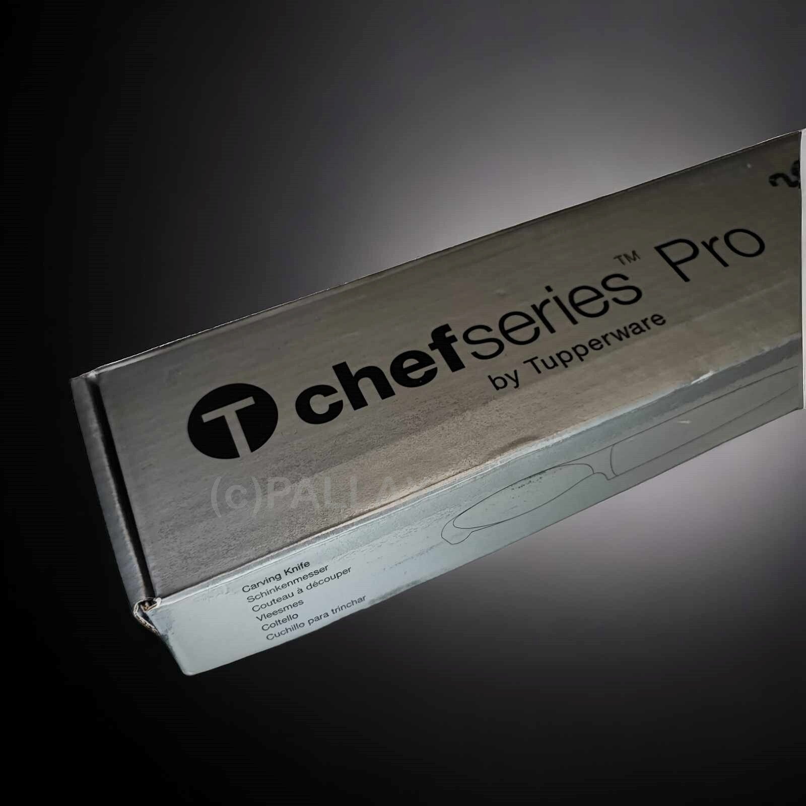 TUPPERWARE D139 CHEF-SERIE PRO SCHINKENMESSER SCHWARZ
