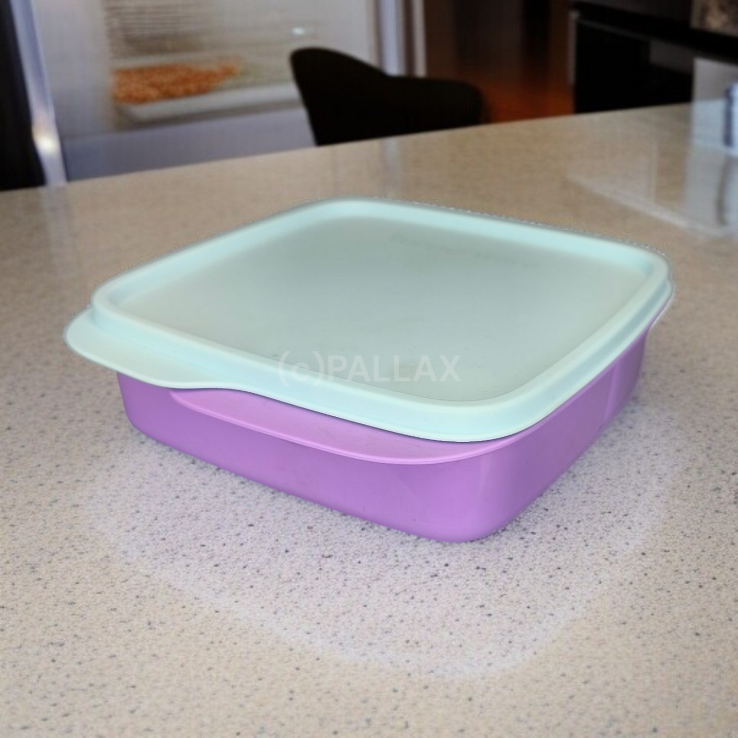 TUPPERWARE KLEINE PAUSEN-BOX 550 ML LILA MINT BROTDOSE MIT EINTEILUNG
