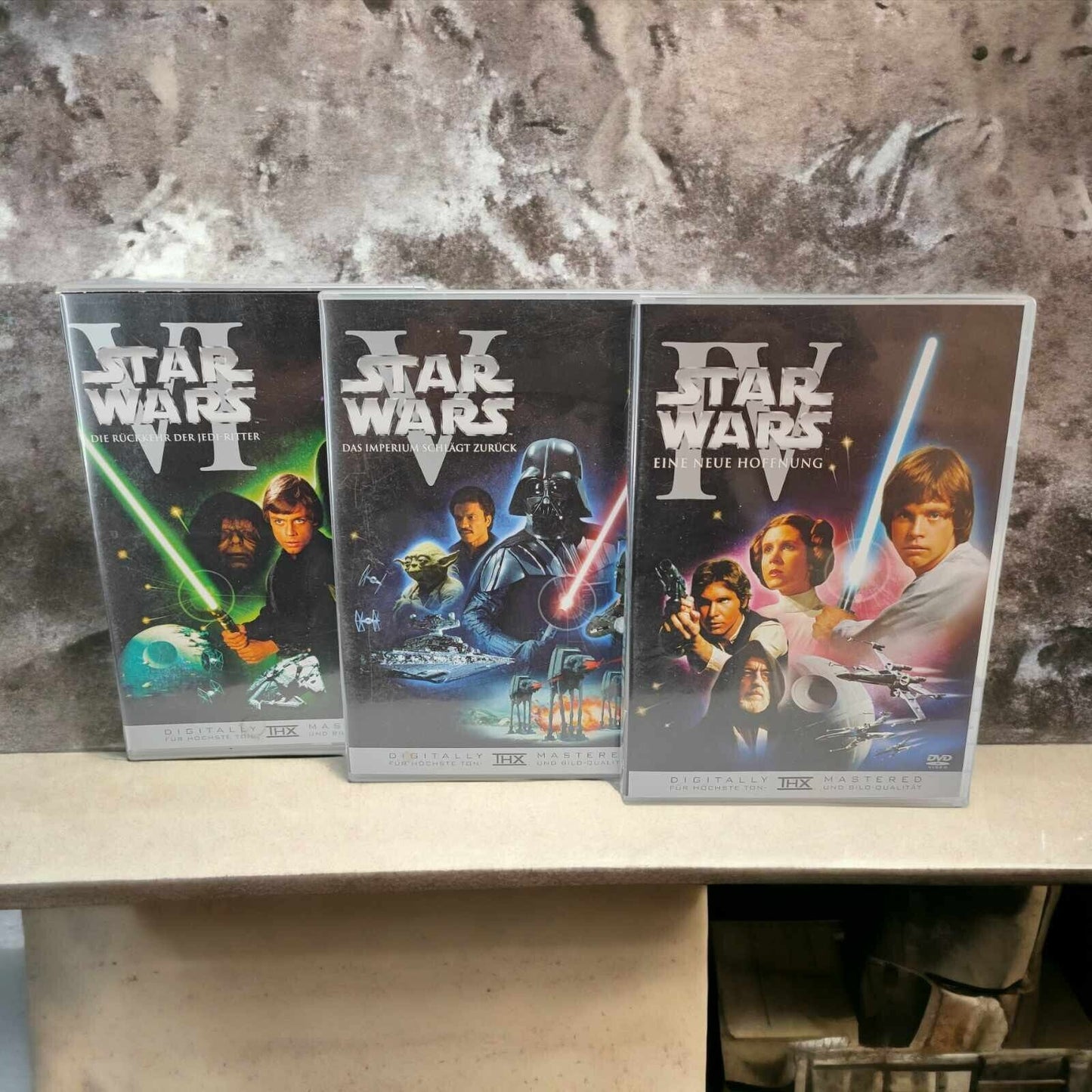 STAR WARS DVD-SAMMLUNG TEPISODE IV - VI ORIGINAL TRILOGIE REMASTERED EDITION