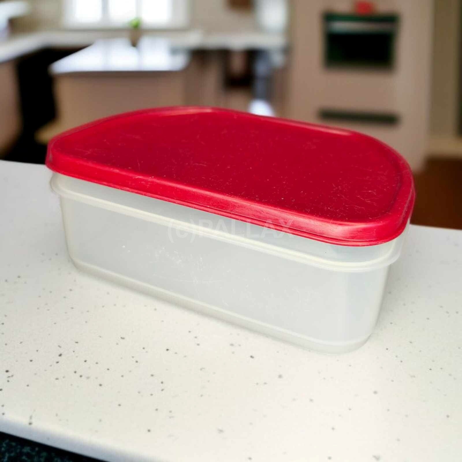 TUPPERWARE A22 FRISCHE-KABINETT HALB 650 ML ROT VORRATSDOSE KÜHLSCHRANK