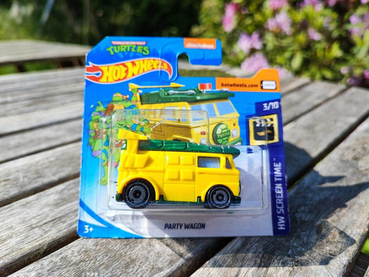 HOT WHEELS SCREEN TIME 3/10 TEENAGE MUTANT NINJA TURTLES PARY WAGON MATTEL 2018