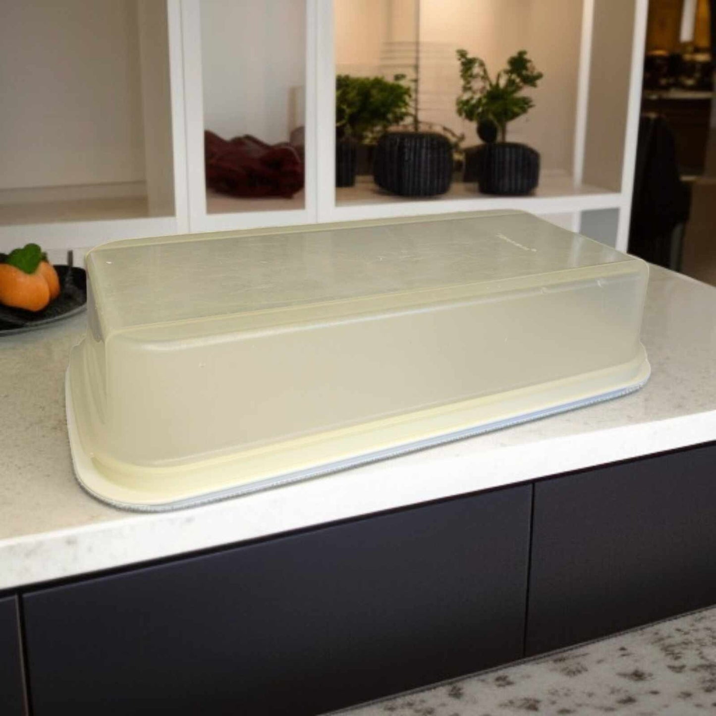 TUPPERWARE C07 SERVIER-STAR 38 CM WEISS SERVIERPLATTE SERVIERBEHÄLTER