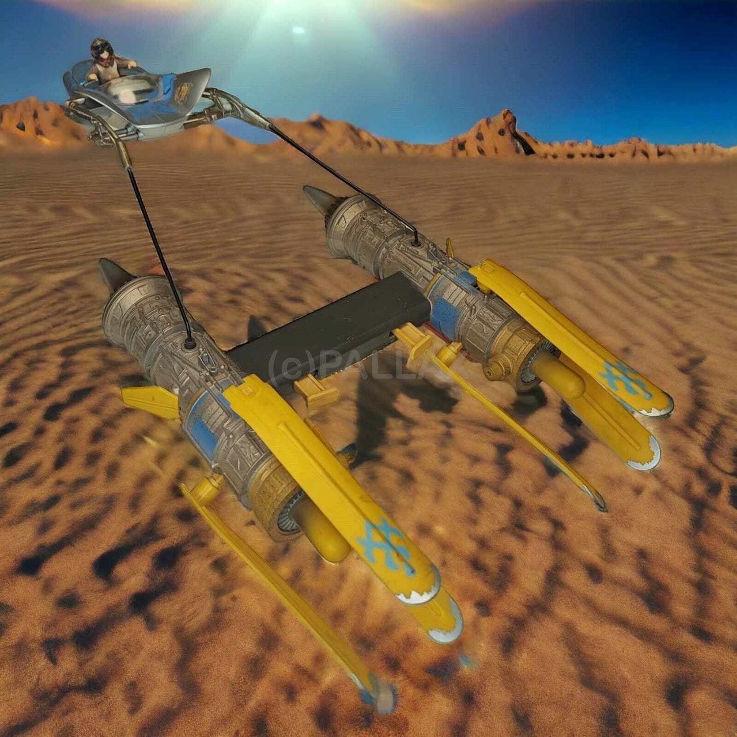 STAR WARS EPISODE I - ANAKIN`S PODRACER + ANAKIN SKYWALKER / HASBRO 1999