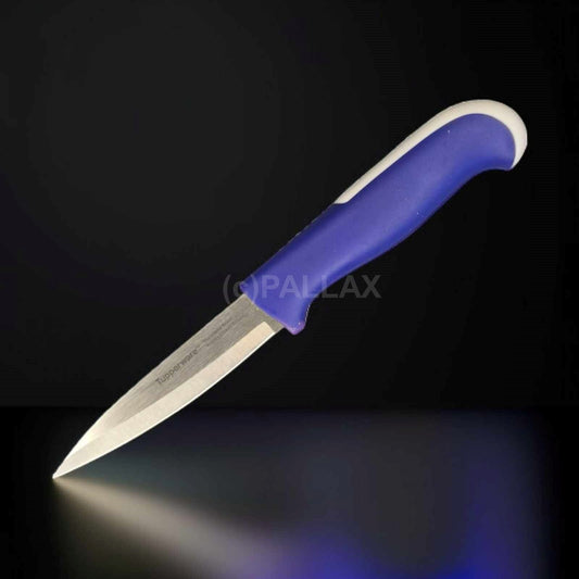 TUPPERWARE D85 ERGONOMIC UNIVERSALMESSER BLAU WEISS EDELSTAHL