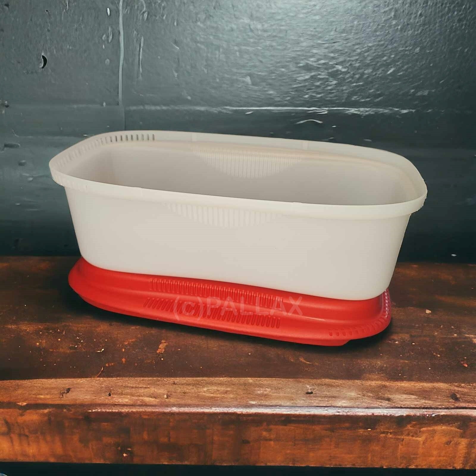 TUPPERWARE I57 PASTA-MEISTER 1,9 L ROT WEISS NUDELN PASTA AUS DER MIKROWELLE