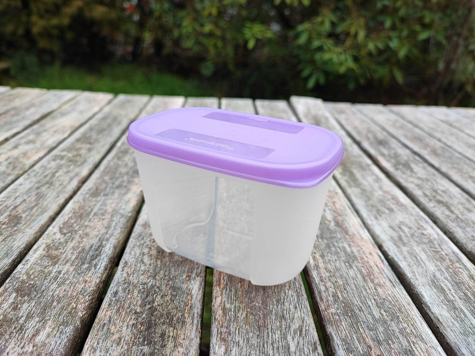 TUPPERWARE KÜHLSCHRANK-SYSTEM BEHÄLTER 300 ML VORRATSBEHÄLTER FLIEDER